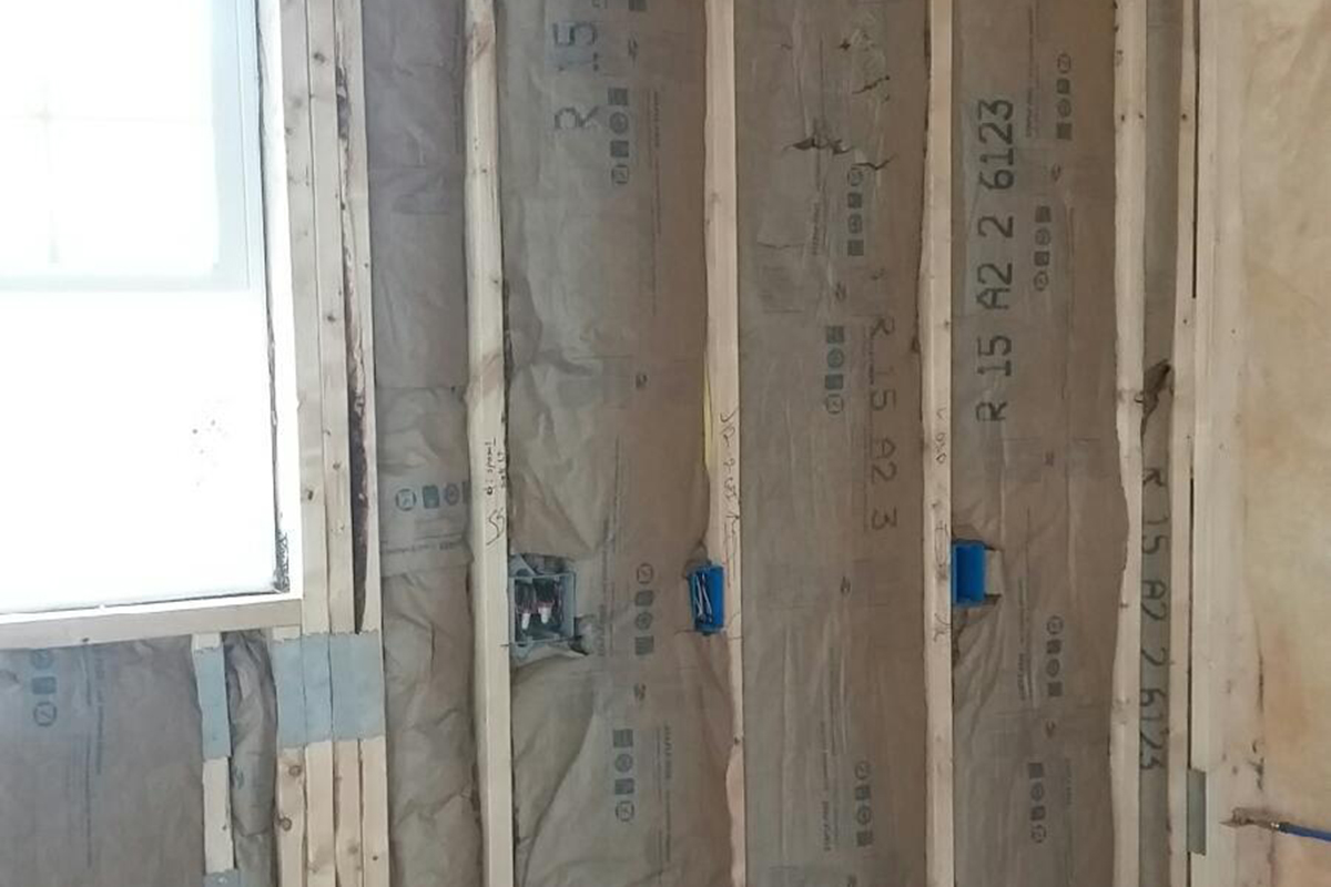 Insulation Installation Drywall Barn